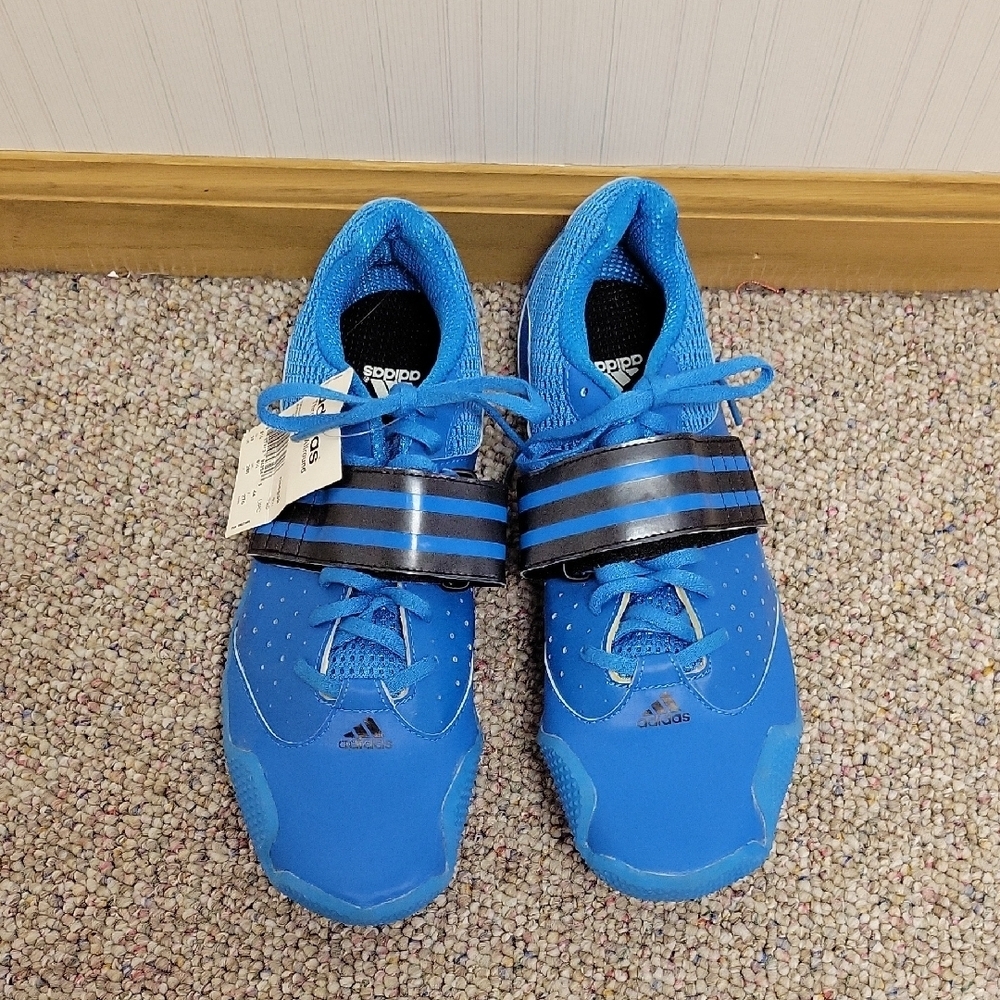 Adidas Men's Vibrant Blue Throwstar Allround Shoes Sz 10. New With Tags